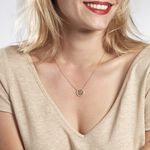 Collier Theolina Plaqu&eacute; Or Jaune Oxyde De Zirconium - Colliers Femme | Histoire d&rsquo;Or