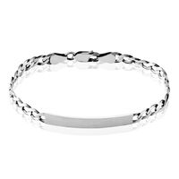 Bracelet Identité Casper Argent Gris