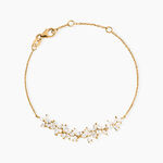 Bracelet Waouh Plaqu&eacute; Or Jaune Oxyde De Zirconium - Bracelets Femme | Histoire d&rsquo;Or