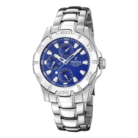 Montre Festina Multifonctions Bleu - Montres Homme | Histoire d’Or