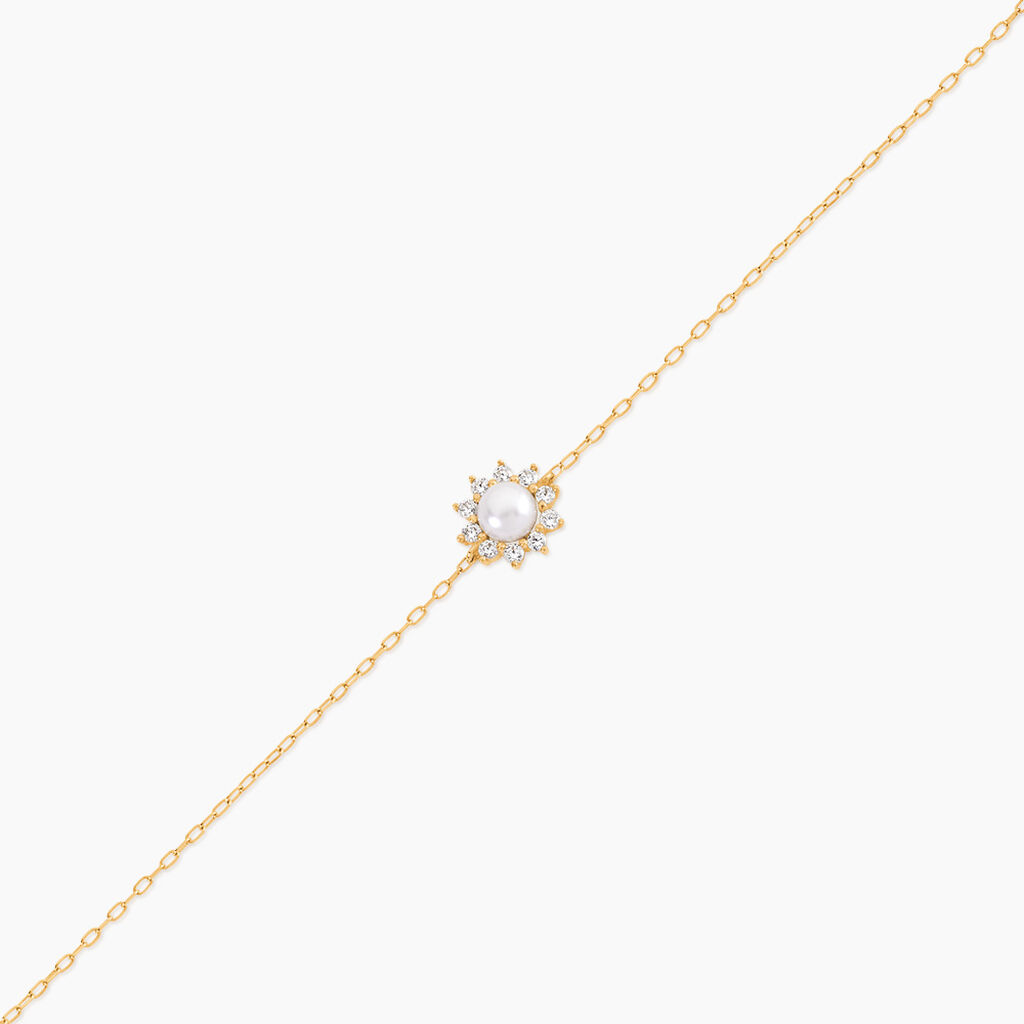 Bracelet Naeva Or Jaune Perle De Culture - F&ecirc;te des m&egrave;res Femme | Histoire d&rsquo;Or