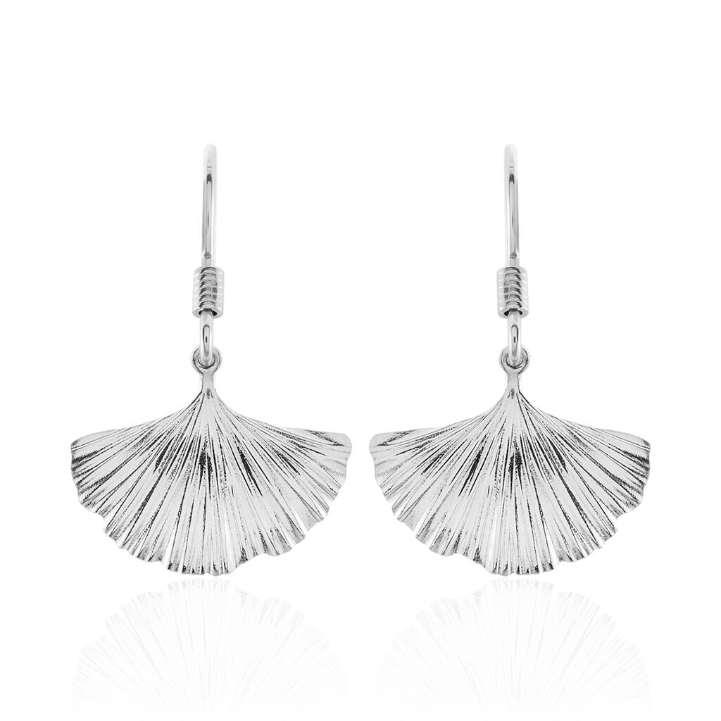 Boucles D'oreilles Pendantes Sahana Argent Blanc - Boucles d'oreilles fantaisie Femme | Histoire d’Or