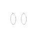 Créoles Esaias Acier Blanc - Boucles d'oreilles créoles Femme | Histoire d’Or