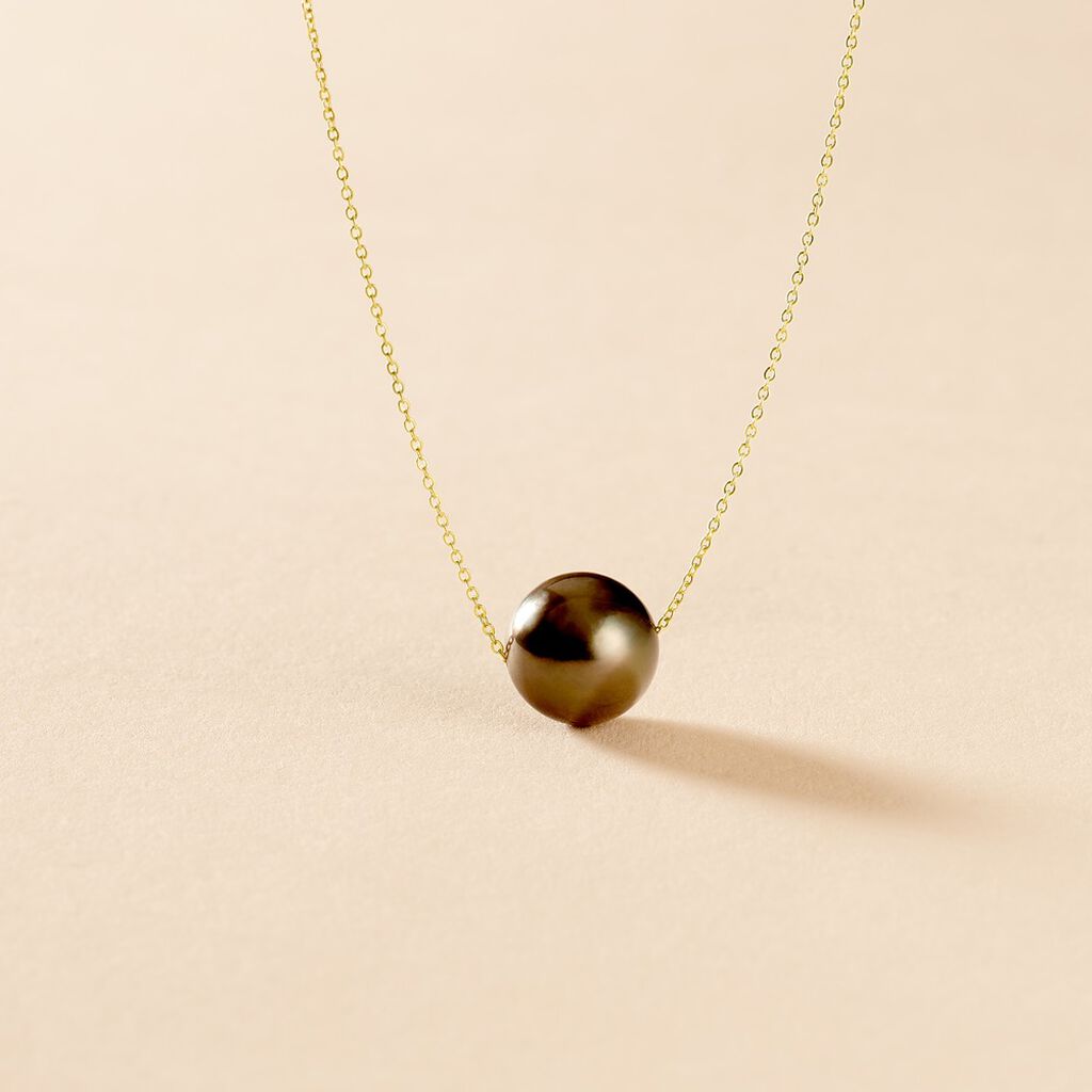 Collier Sissy Or Jaune Perle De Culture De Tahiti - Colliers Femme | Histoire d’Or