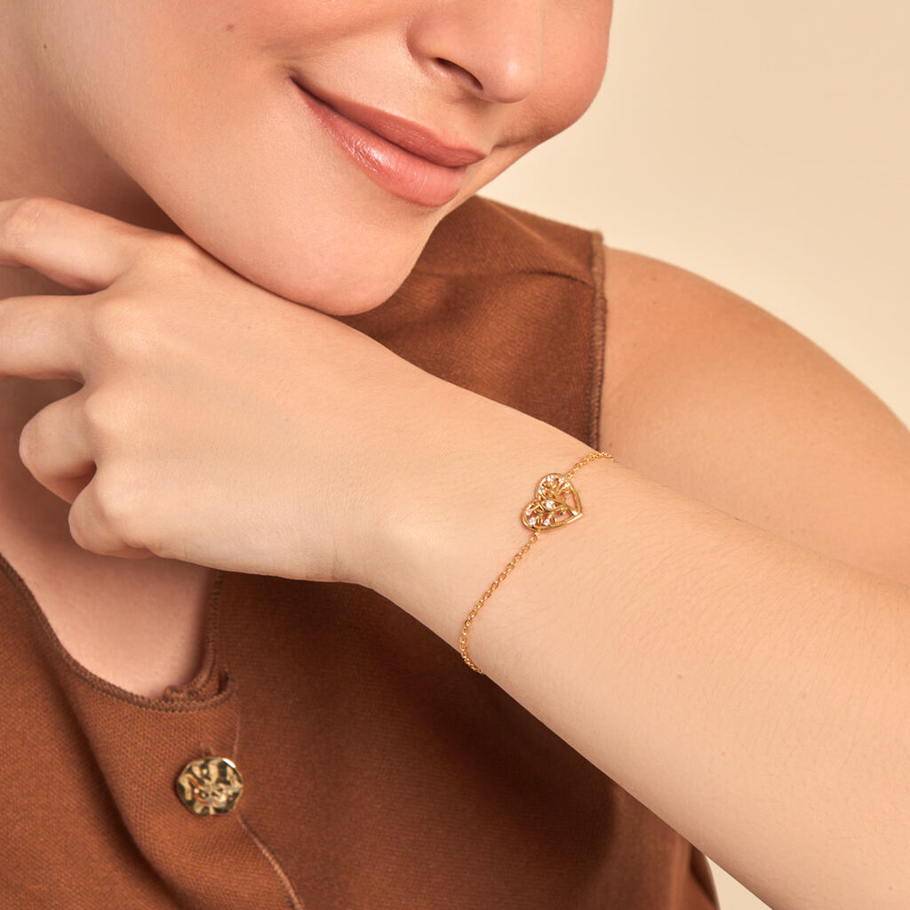 Bracelet Romée Plaqué Or Jaune Oxyde De Zirconium - Nouveautés Femme | Histoire d’Or
