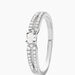 Bague Solitaire Katalina Or Blanc Diamant - Bagues solitaires Femme | Histoire d&rsquo;Or