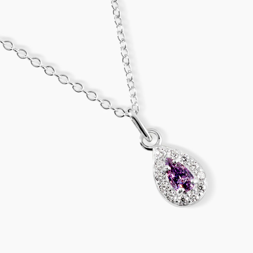 Collier Argent Tania Oxydes De Zirconium - Colliers fantaisie Femme | Histoire d&rsquo;Or