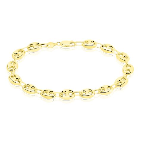 Bracelet Dami Maille Grain De Café Or Jaune - Bracelets chaîne Homme | Histoire d’Or