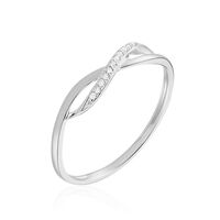 Bague Smina Or Blanc Diamant