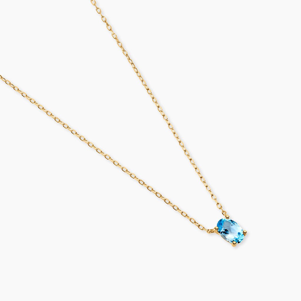 Collier Ovale Or Jaune Topaze - Colliers Femme | Histoire d&rsquo;Or