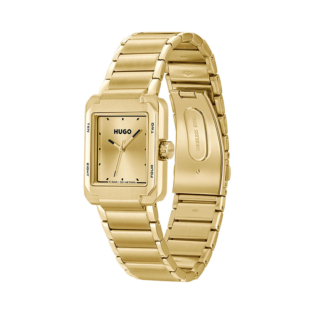 Montre Hugo Thrive Analog Doré - Montres Homme | Histoire d’Or