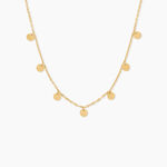 Collier Eleonora Argent Dor&eacute; A L'Or 750/1000 - Bijoux sans pierre Femme | Histoire d&rsquo;Or