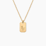 Collier Plaqu&eacute; Or Quintien - Colliers Naissance Homme | Histoire d&rsquo;Or
