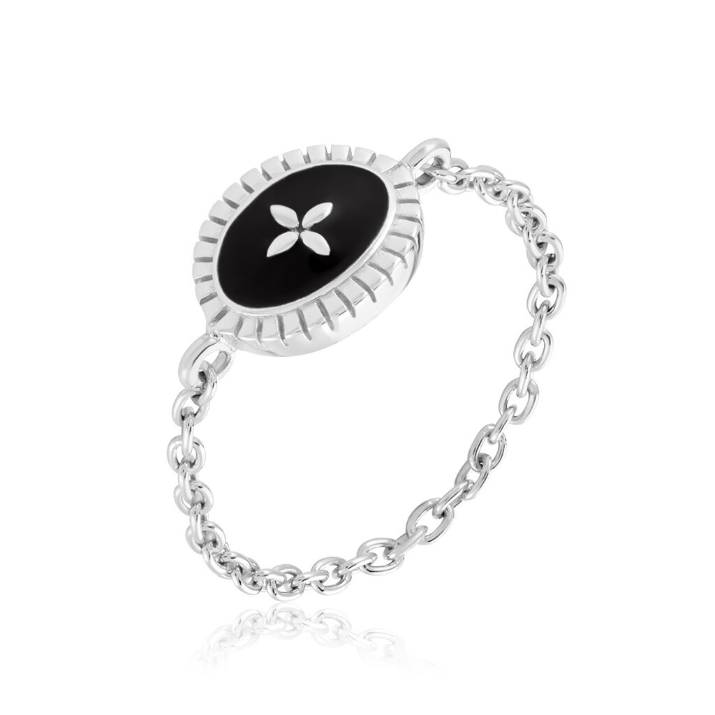 Bague Polka Argent Blanc - Bagues fantaisie Femme | Histoire d’Or