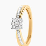 Bague Havilah Or Jaune Diamant  - Bagues solitaires Femme | Histoire d&rsquo;Or