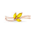 Bague Maura Or Rose Citrine Et Diamant - Bagues avec pierre Femme | Histoire d’Or