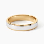 Alliance Hevan Ruban Or Bicolore - Alliances Unisex | Histoire d&rsquo;Or
