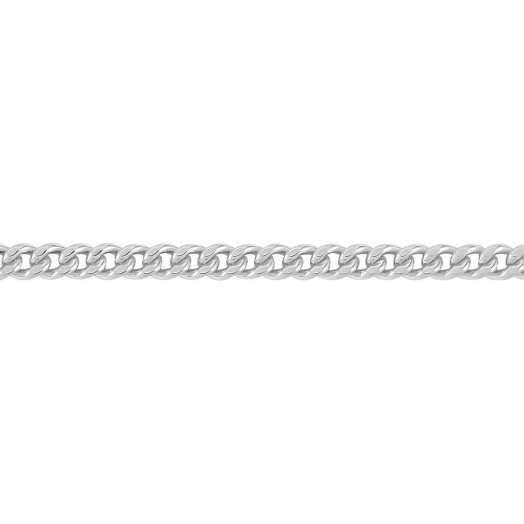 Chaîne Clementine Argent Blanc
