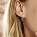 Boucles D'oreilles Danilo Or Blanc Rubis - Boucles d'oreilles pendantes Femme | Histoire d’Or