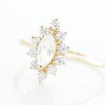 Bague Or Jaune Vladimira Oxyde De Zirconium - Bagues solitaires Femme | Histoire d&rsquo;Or