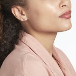 Boucles D'oreilles Sagesse Or Jaune Amethyste Oxyde - Clous d'oreilles Femme | Histoire d&rsquo;Or