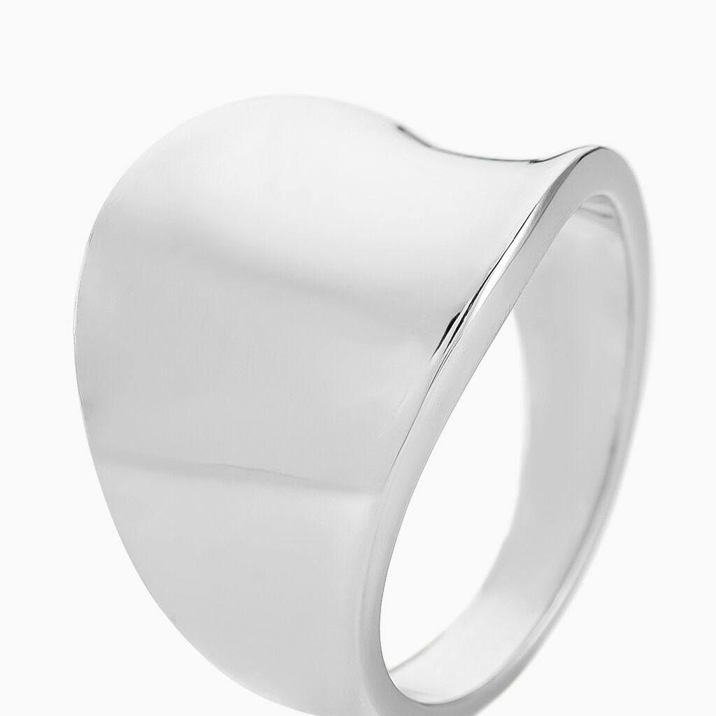Bague Two Argent Blanc - Bagues fantaisie Famille | Histoire d’Or