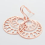 Boucles D'oreilles Pendantes Slorane Argent Rose - Boucles d'oreilles fantaisie Femme | Histoire d&rsquo;Or