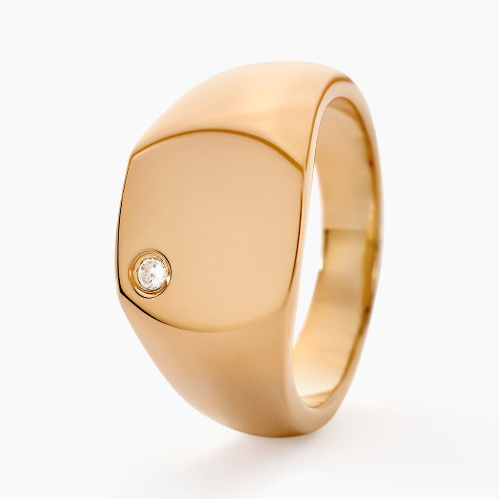 Chevali&egrave;re Hide Plaqu&eacute; Or Oxyde De Zirconium - Chevali&egrave;res Homme | Histoire d&rsquo;Or