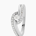 Bague Solitaire Vassilissa Or Blanc Diamant - Bagues solitaires Femme | Histoire d&rsquo;Or