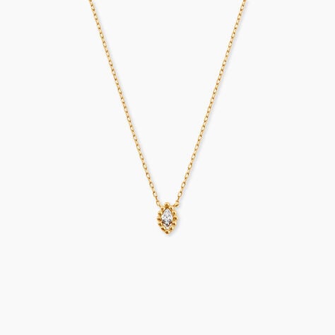 Collier Mon Premier Diamant Or Jaune Diamant - Colliers Femme | Histoire d&rsquo;Or