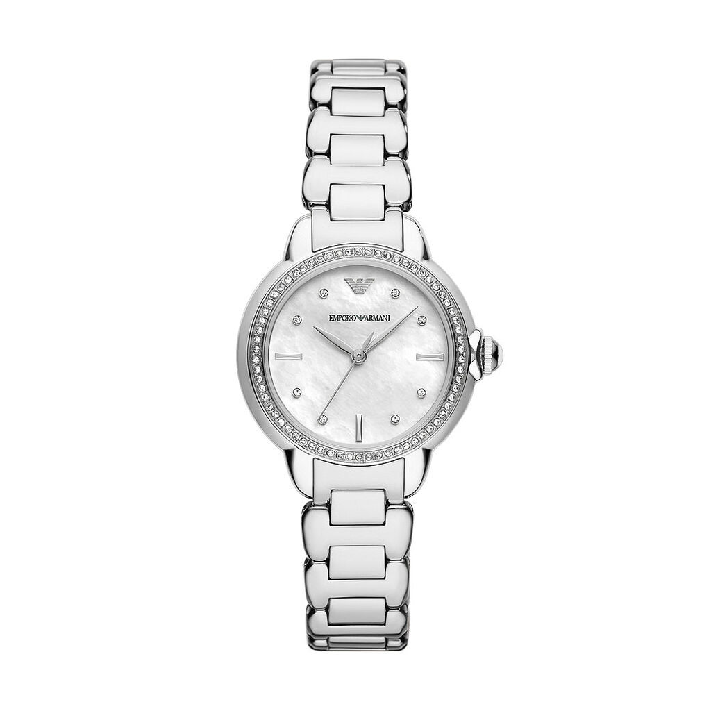 Montre Emporio Armani Nacre Blanche