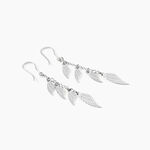 Boucles D'oreilles Pendantes Alli Argent Blanc - Boucles d'oreilles fantaisie Femme | Histoire d&rsquo;Or