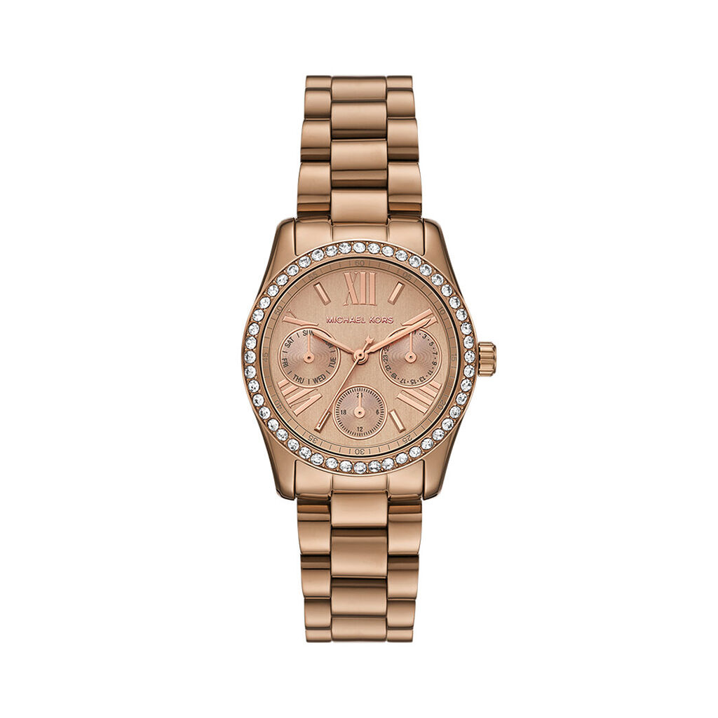 Montre Michael Kors Lexington Lux Rose - Montres Femme | Histoire d&rsquo;Or