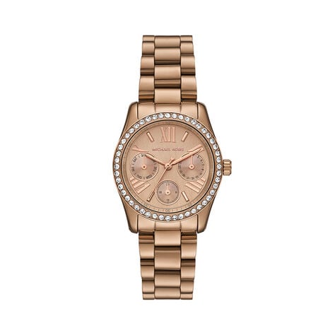 Montre Michael Kors Lexington Lux Rose - Montres Femme | Histoire d&rsquo;Or