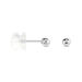 Boucles D'oreilles Puces Or Blanc Fidelia - Clous d'oreilles Femme | Histoire d’Or