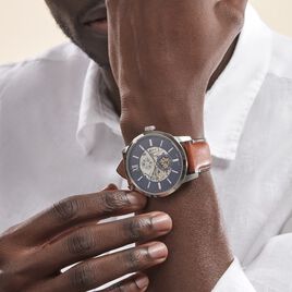 Montre Fossil Townsman Auto Bleu - Montres Homme | Histoire d’Or