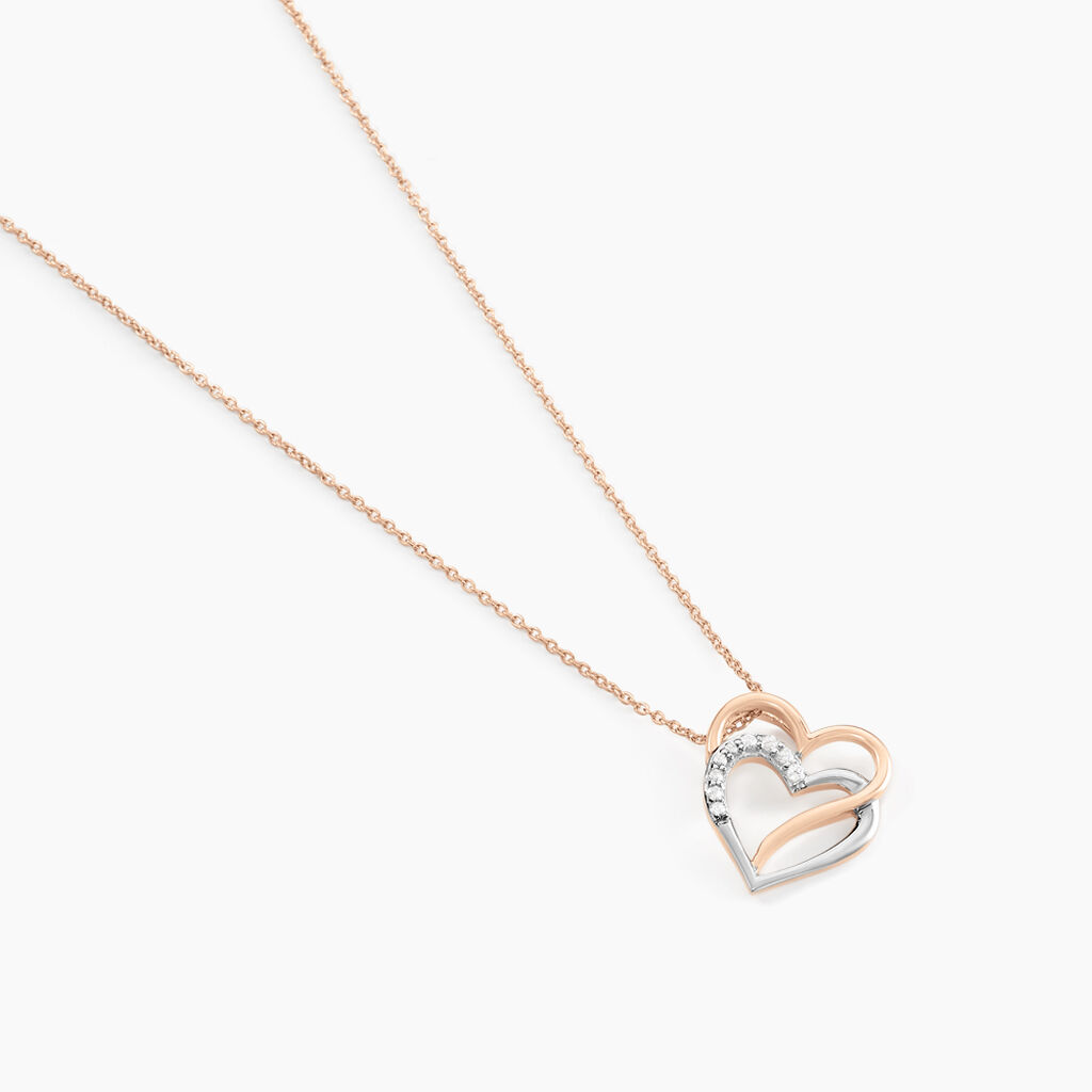 Collier Argent Bicolore Serapis Oxyde De Zirconium - Colliers fantaisie Femme | Histoire d’Or