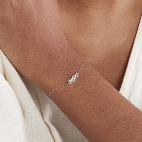 Bracelet Ursulla Or Blanc Diamant - Bracelets Femme | Histoire d’Or