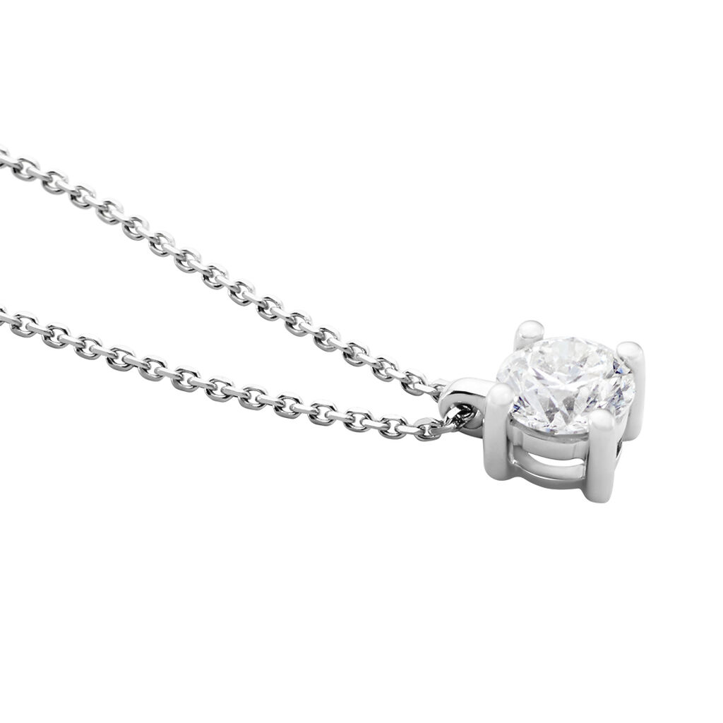 Collier Elfa Or Blanc Diamant - Colliers Femme | Histoire d’Or