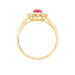 Bague Vladimir Or Jaune Rubis Et Diamant - Bagues solitaires Femme | Histoire d’Or