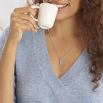 Collier Helvi Argent Blanc - Colliers fantaisie Femme | Histoire d&rsquo;Or