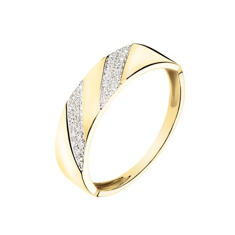 Bague Shalanda Or Jaune Diamant - Bagues avec pierre Femme | Histoire d’Or