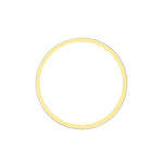 Alliance Effet Epi Mat Ruban Plat Or Bicolore - Alliances Unisex | Histoire d&rsquo;Or