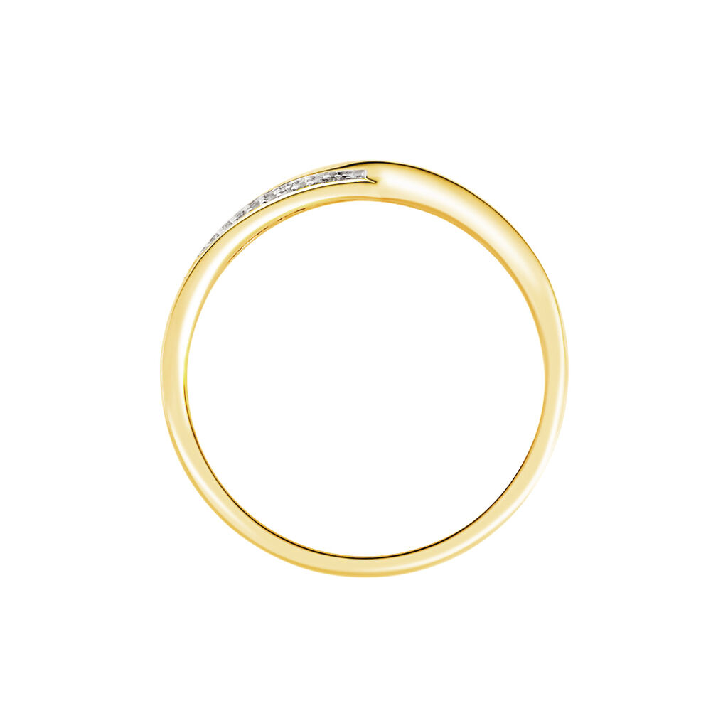 Bague Ingerida Or Jaune Diamant - Bagues avec pierre Femme | Histoire d’Or
