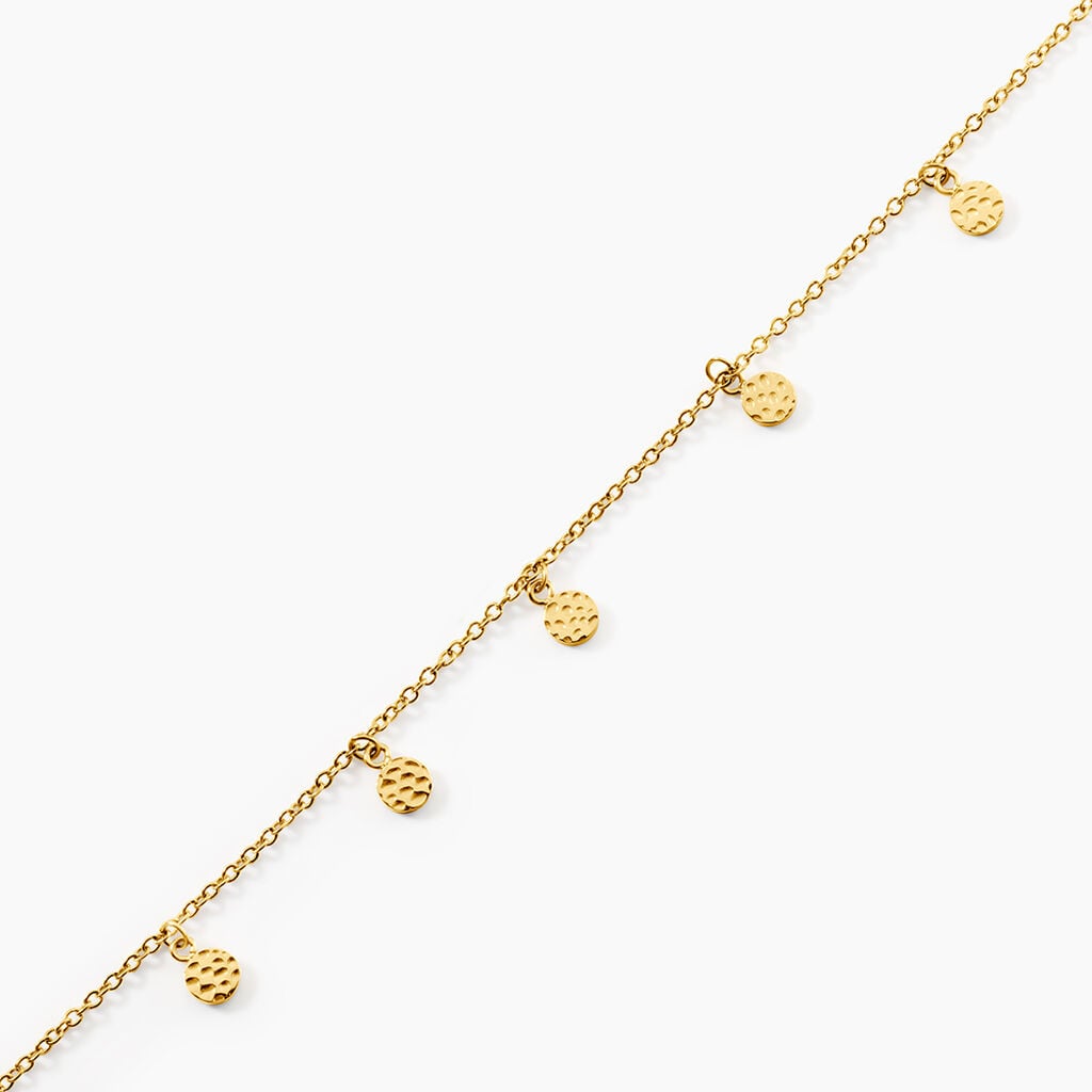 Bracelet Hano&iuml; Acier Jaune - Bijoux sans pierre Femme | Histoire d&rsquo;Or