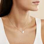 Collier Maria Argent Blanc - Colliers fantaisie Femme | Histoire d&rsquo;Or