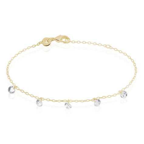 Bracelet Myosothis Plaqué Or Oxydes De Zirconium - Bracelets Femme | Histoire d’Or