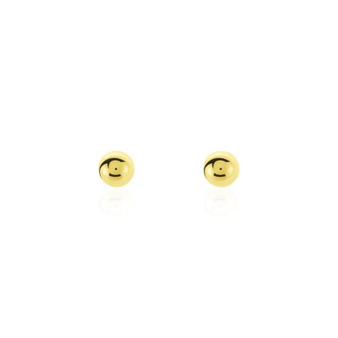 Boucles D'oreilles Puces Or Jaune Fidelia - Clous d'oreilles Femme | Histoire d’Or