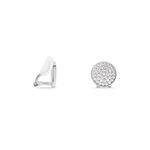 Boucles D'oreilles Puces Darwin Argent Blanc Oxyde - Boucles d'oreilles fantaisie Femme | Histoire d&rsquo;Or