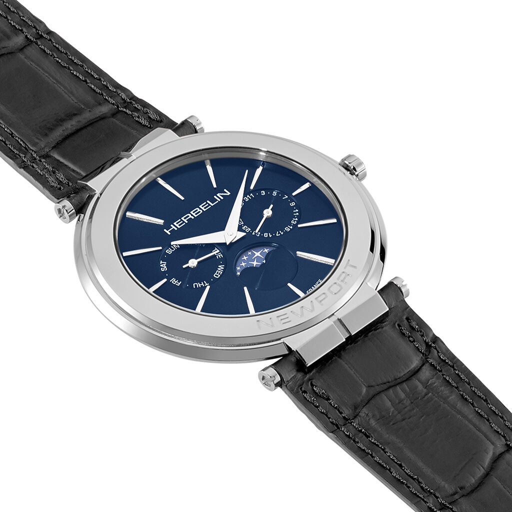 Montre Herbelin Newport Slim Bleu - Montres Homme | Histoire d’Or